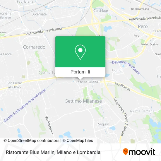 Mappa Ristorante Blue Marlin