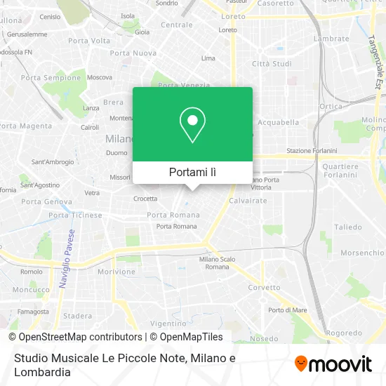 Mappa Studio Musicale Le Piccole Note
