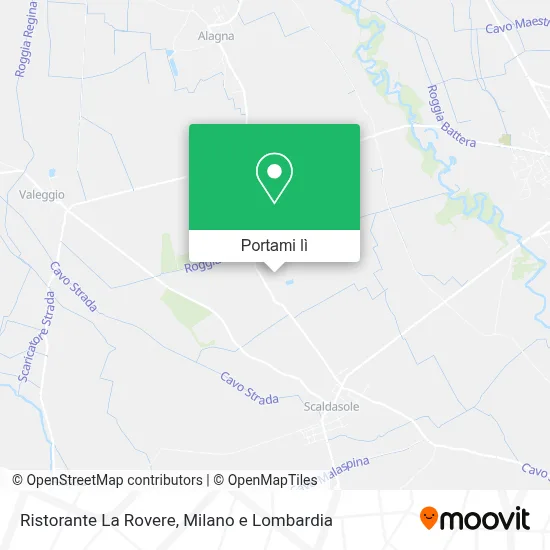 Mappa Ristorante La Rovere