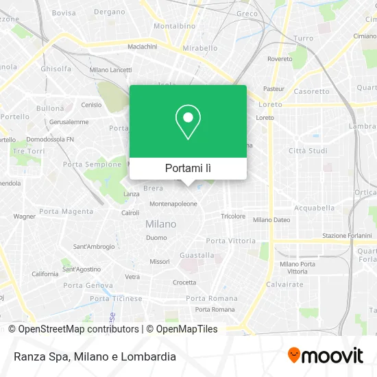 Mappa Ranza Spa