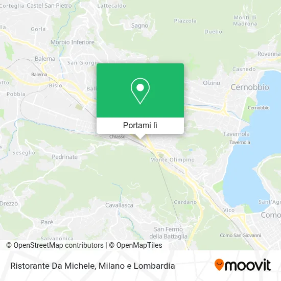 Mappa Ristorante Da Michele