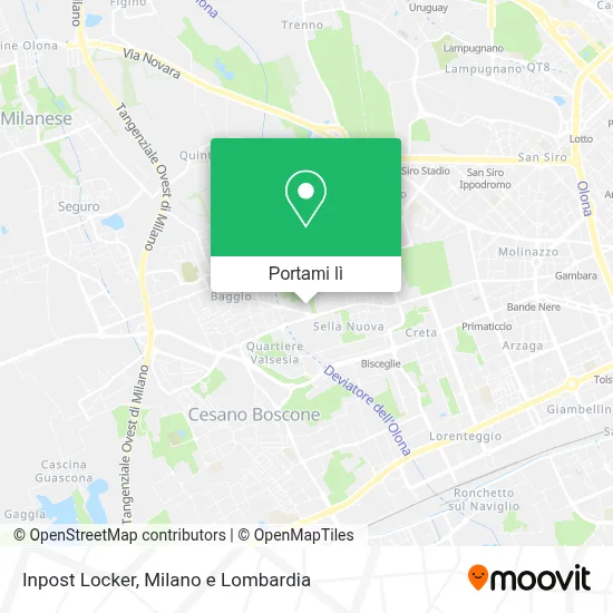 Mappa Inpost Locker