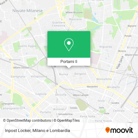 Mappa Inpost Locker