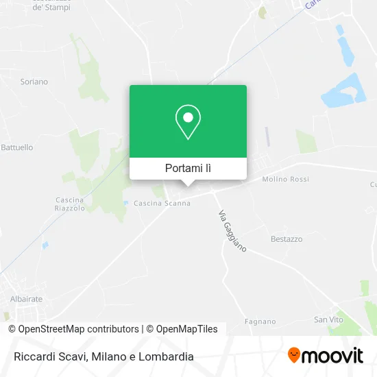 Mappa Riccardi Scavi