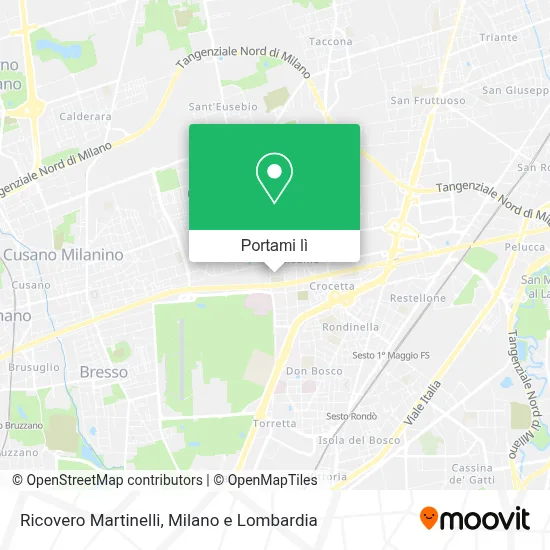 Mappa Ricovero Martinelli