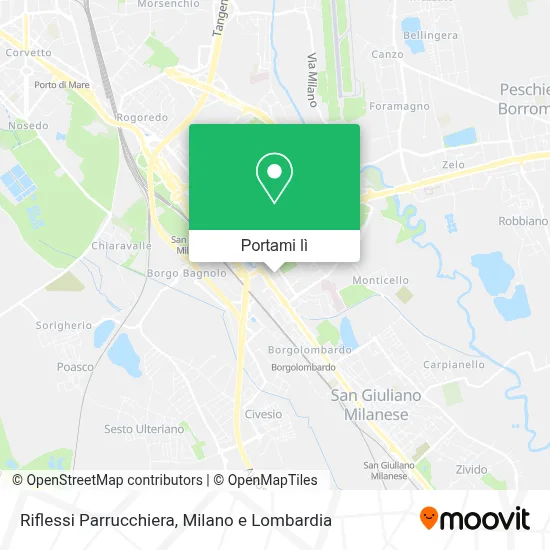 Mappa Riflessi Parrucchiera