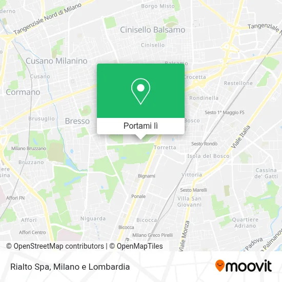 Mappa Rialto Spa