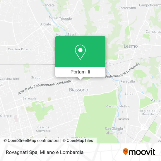 Mappa Rovagnati Spa