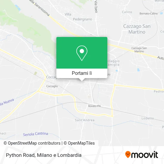 Mappa Python Road
