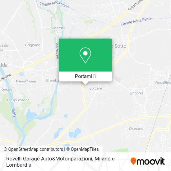 Mappa Rovelli Garage Auto&Motoriparazioni