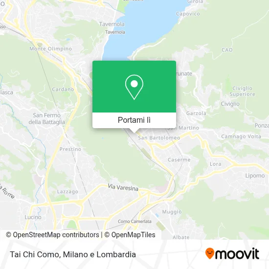 Mappa Tai Chi Como