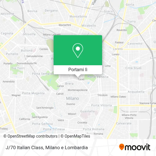 Mappa J/70 Italian Class