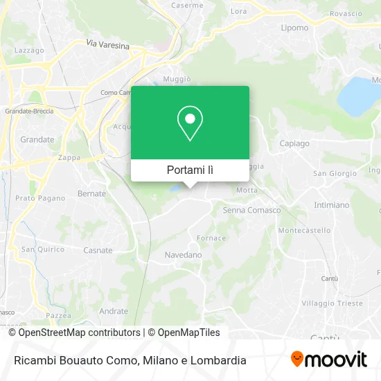 Mappa Ricambi Bouauto Como