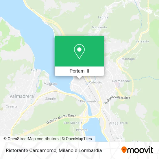 Mappa Ristorante Cardamomo