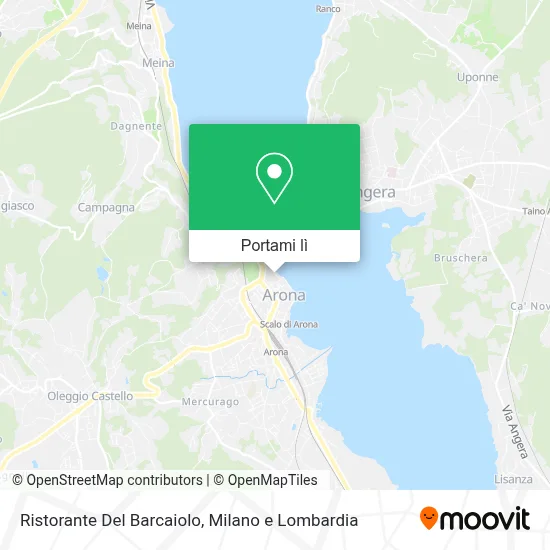 Mappa Ristorante Del Barcaiolo