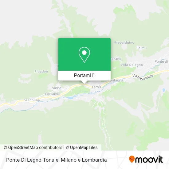 Mappa Ponte Di Legno-Tonale