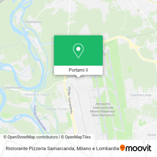Mappa Ristorante Pizzeria Samarcanda