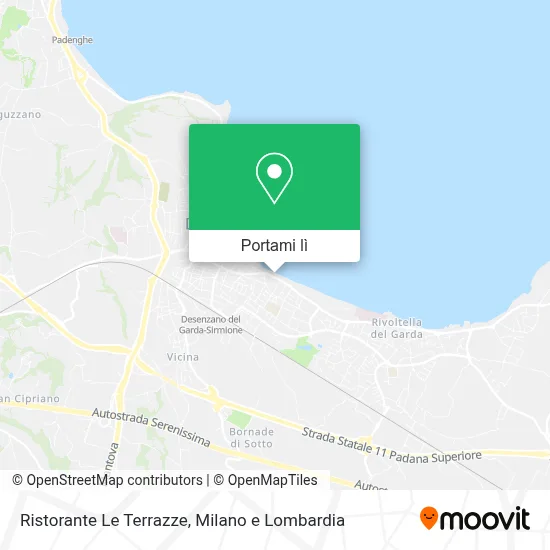 Mappa Ristorante Le Terrazze
