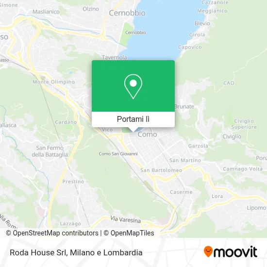 Mappa Roda House Srl