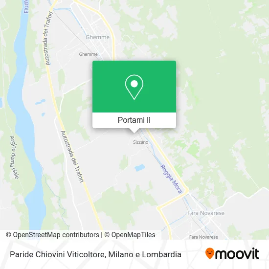 Mappa Paride Chiovini Viticoltore
