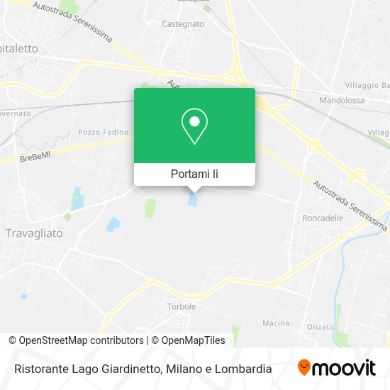 Mappa Ristorante Lago Giardinetto