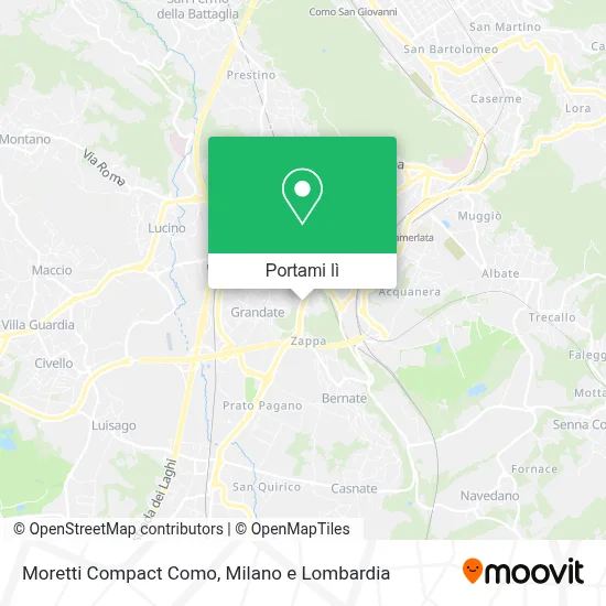Mappa Moretti Compact Como
