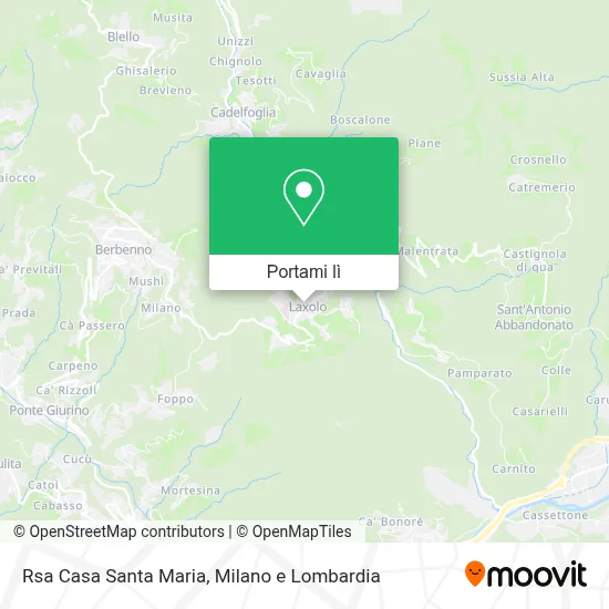 Mappa Rsa Casa Santa Maria