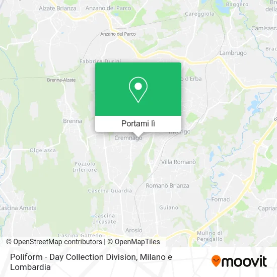 Mappa Poliform - Day Collection Division
