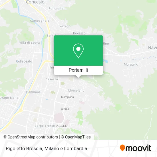 Mappa Rigoletto Brescia