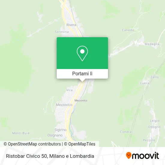Mappa Ristobar Civico 50