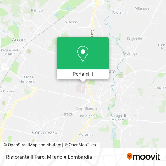 Mappa Ristorante Il Faro