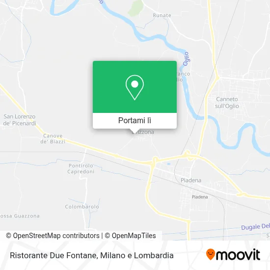 Mappa Ristorante Due Fontane
