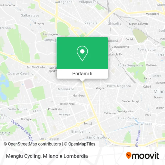 Mappa Mengiu Cycling