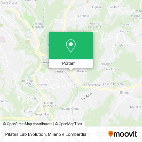 Mappa Pilates Lab Evolution