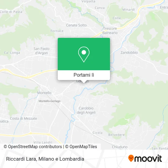 Mappa Riccardi Lara