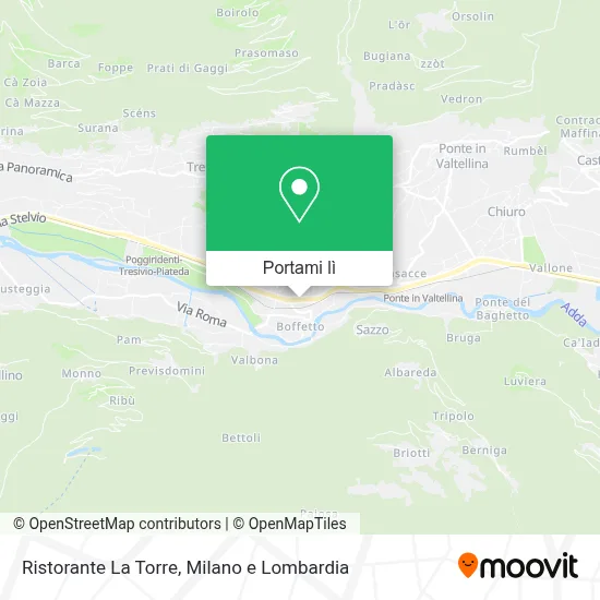 Mappa Ristorante La Torre