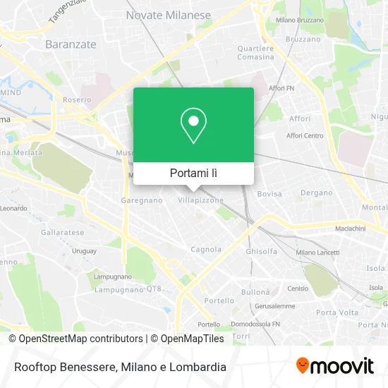 Mappa Rooftop Benessere