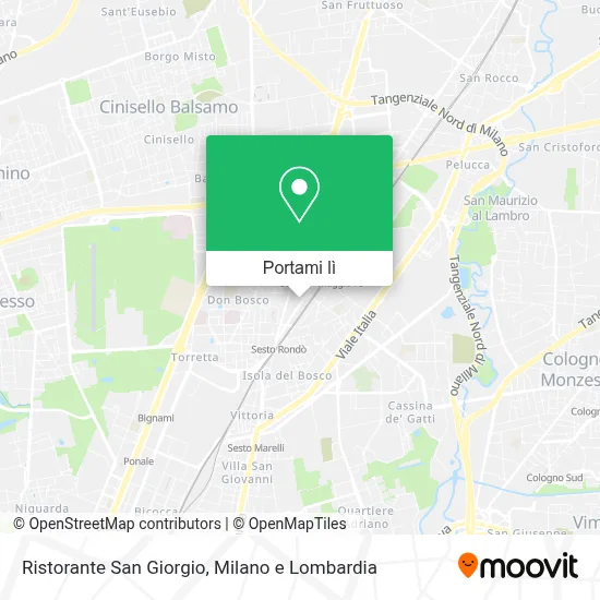 Mappa Ristorante San Giorgio