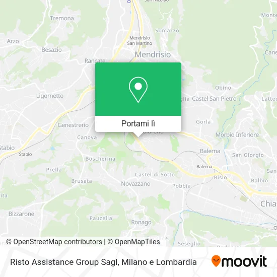 Mappa Risto Assistance Group Sagl