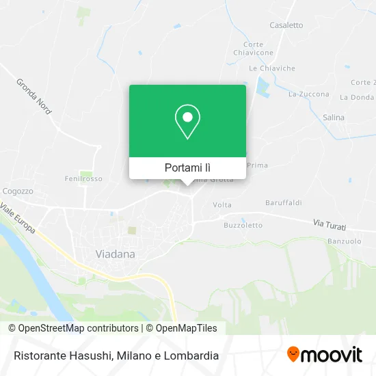 Mappa Ristorante Hasushi