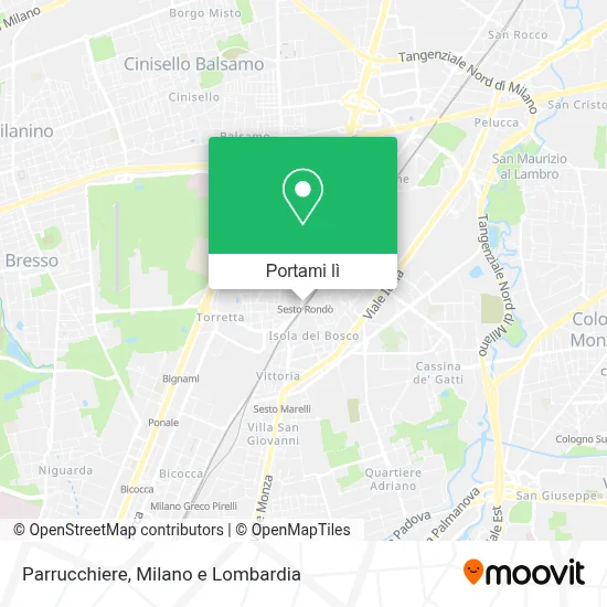 Mappa Parrucchiere