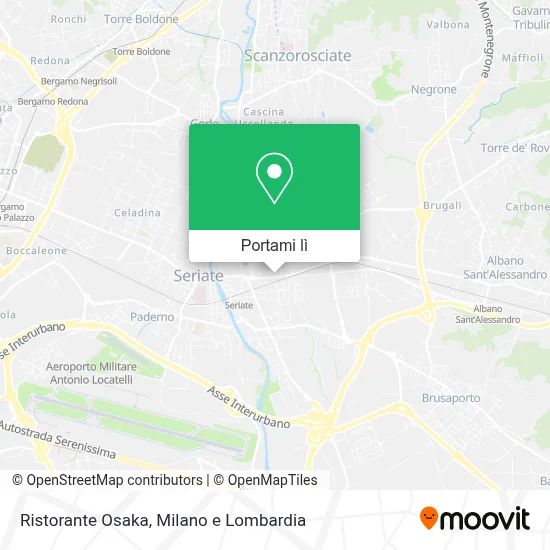 Mappa Ristorante Osaka
