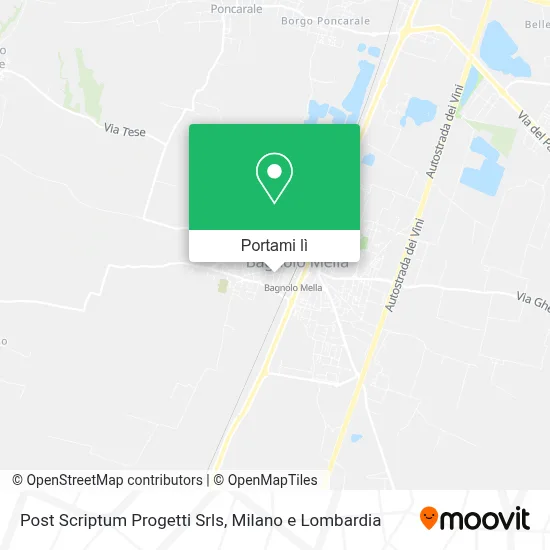 Mappa Post Scriptum Progetti Srls