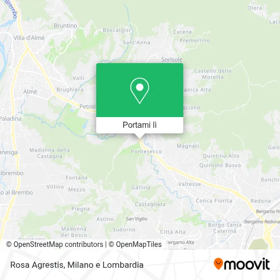 Mappa Rosa Agrestis