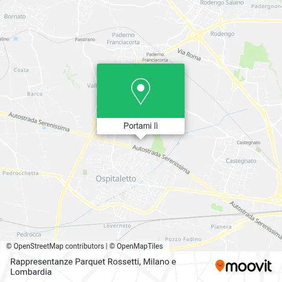Mappa Rappresentanze Parquet Rossetti