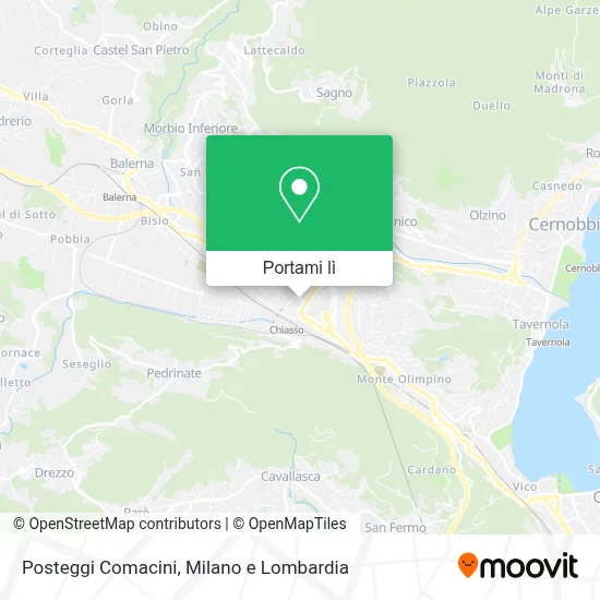 Mappa Posteggi Comacini
