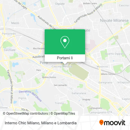 Mappa Interno Chic Milano
