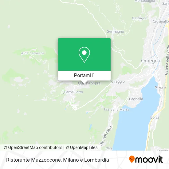 Mappa Ristorante Mazzoccone