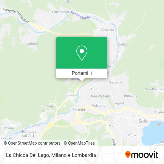 Mappa La Chicca Del Lago