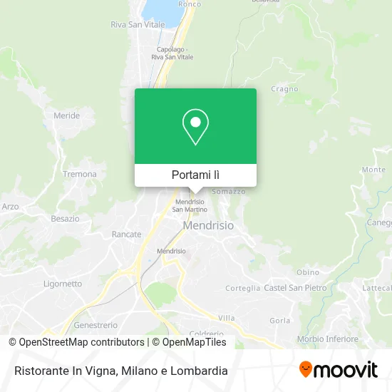 Mappa Ristorante In Vigna
